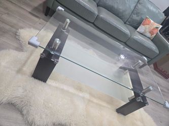 glass coffee table