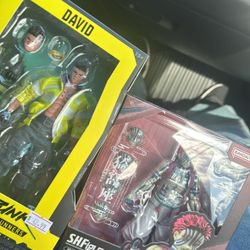 SEALED Jada Toys David cyberpunk edgerunners & SHF AKAZA