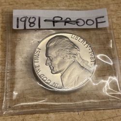 1981 Proof Nickel