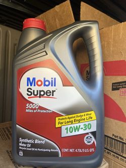 Aceite Mobil CCSúper 10w-30 Synthetic Blend Galón