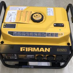 Firman P03607 Portable Gas CARB Compliant 4550/3650 Watt Recoil Start