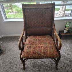 Chairs, Table & Arm Chair - $10 Each