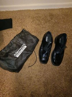 After Hours Formalwear black patent leather tuxedo shoes