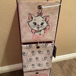 DISNEY ARISTOCATS MARIE ORGANIZER 3 TIER FABRIC ORGANIZER NEW