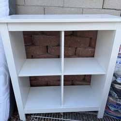 Used working white shelf unit