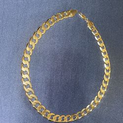 $130 Cuban Chain 18k Gold Plated 
