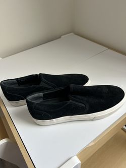 Black Suede Vince Shoes Size 10