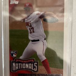 Topps Stephen Strasburg Rookie Card 