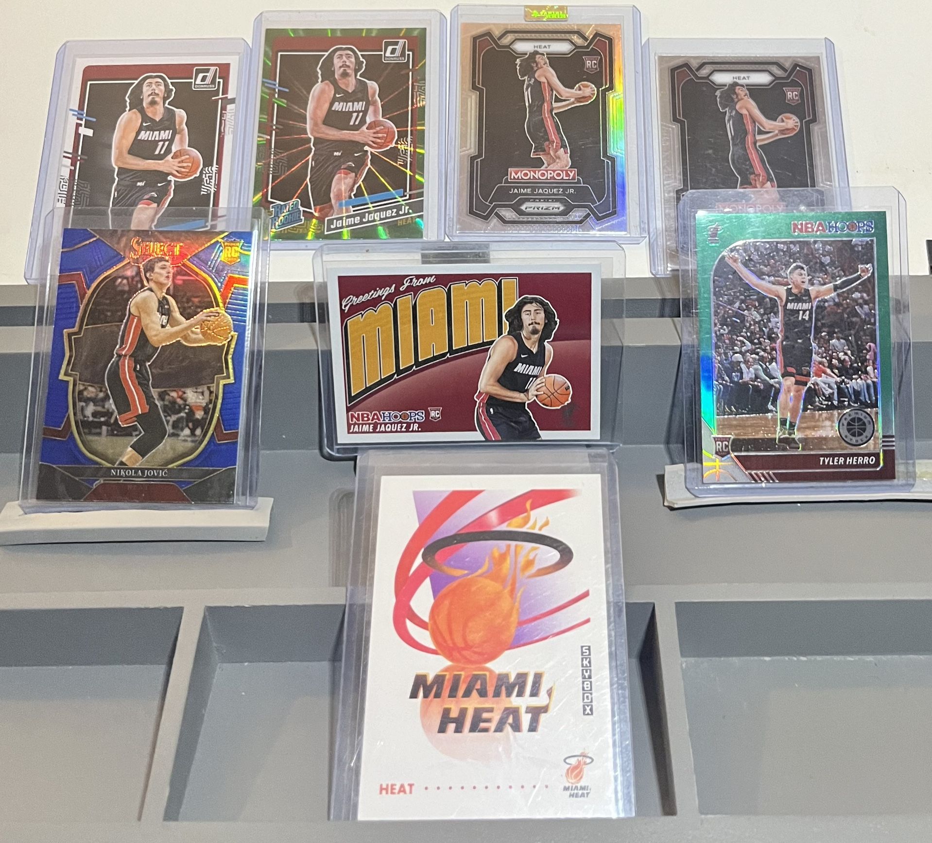 NBA Basketball Miami Heat 8-Card Rookie Lot