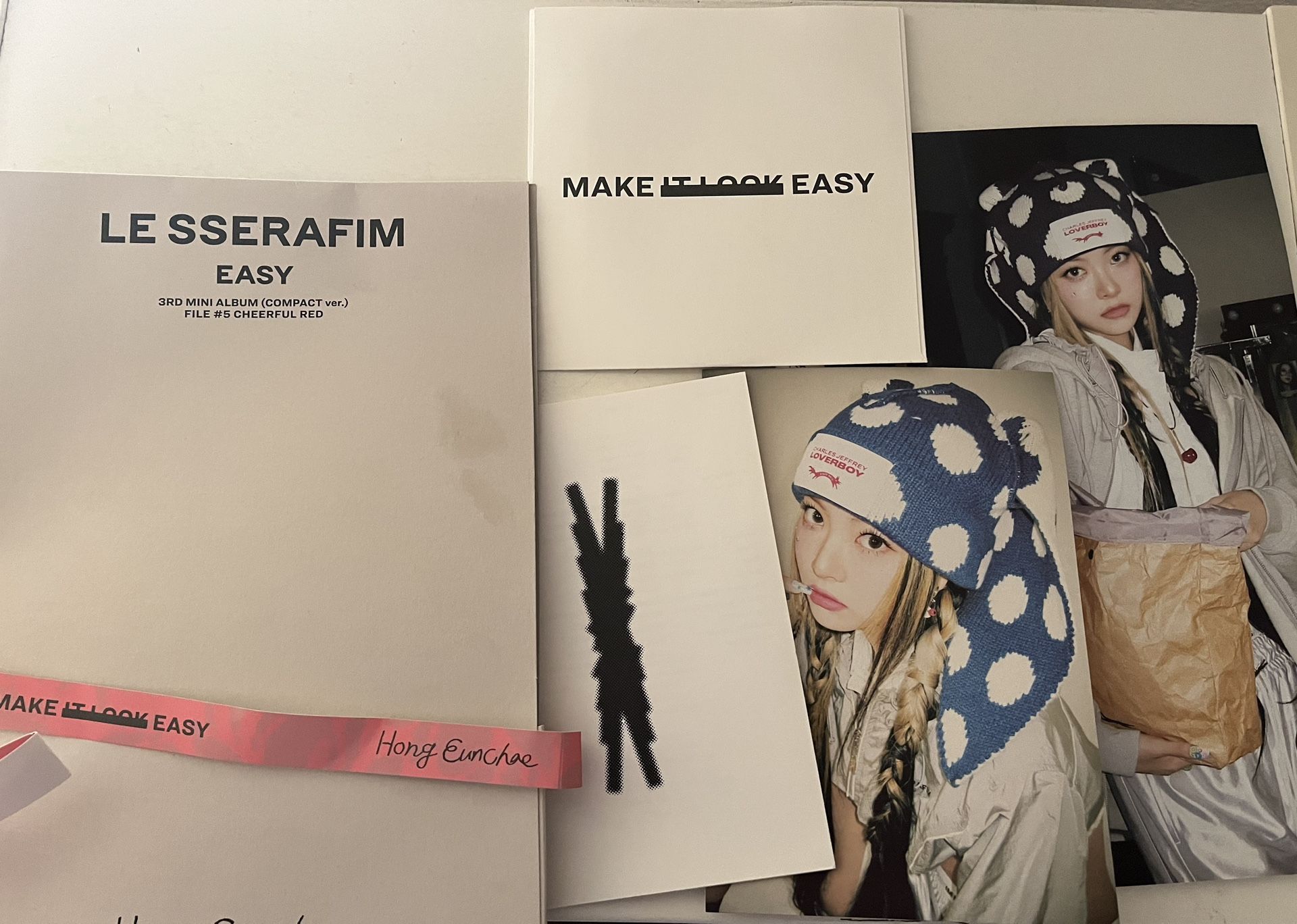 Le Sserafim Easy Mini Album - Cheerful Red