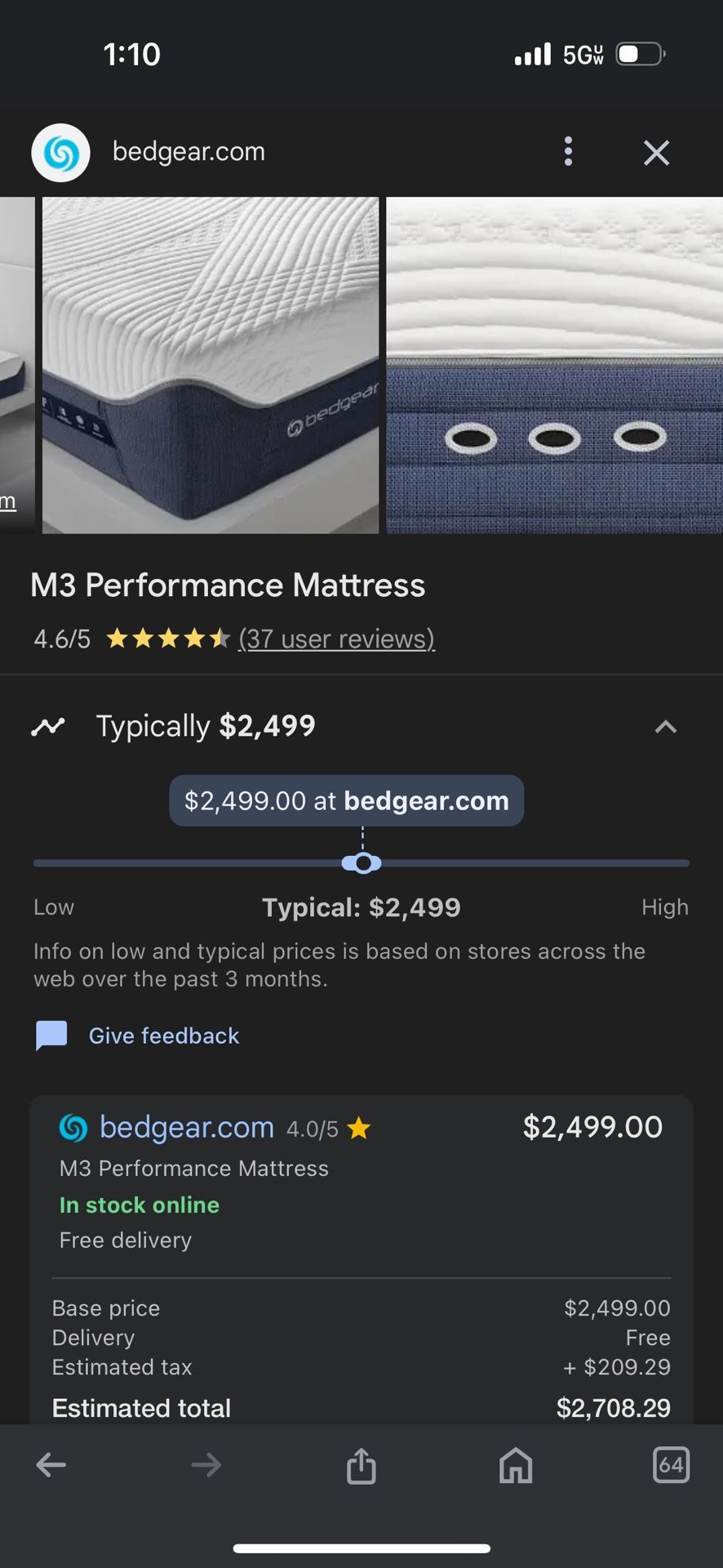 Bedgear Mattress Box Springs And Frame 