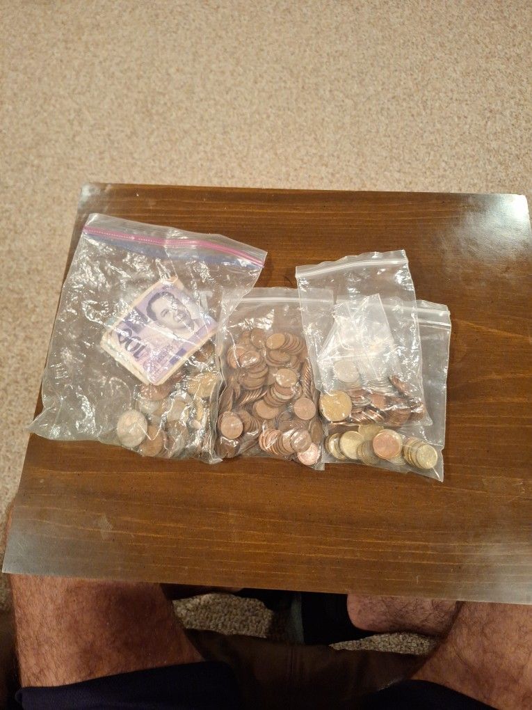 Bags Of Foreign Currency!