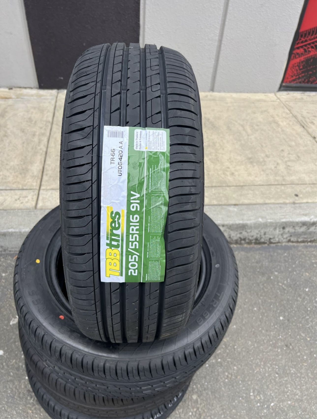New Tires 205/55R16 TBB TR-66 In Stock For Sale, WE FINANCE