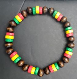 Brown African Bead Bracelet