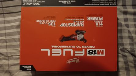 M18 Fuel Drive Grinder Milwaukee Brand New In The Box Never Used No Batteries Included Just The Tool