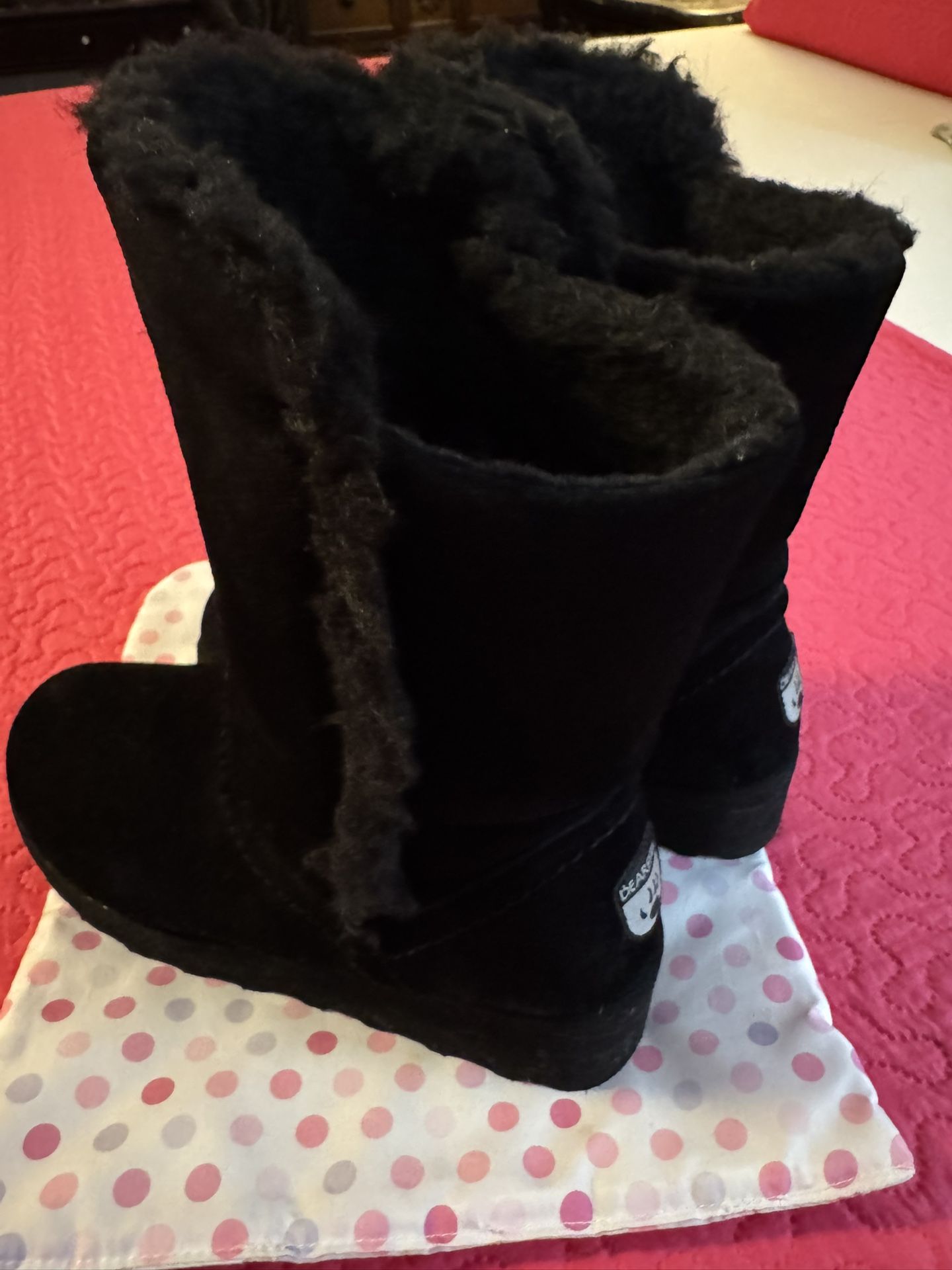 Black Bear Paws Snow- Rain Boots Donatella