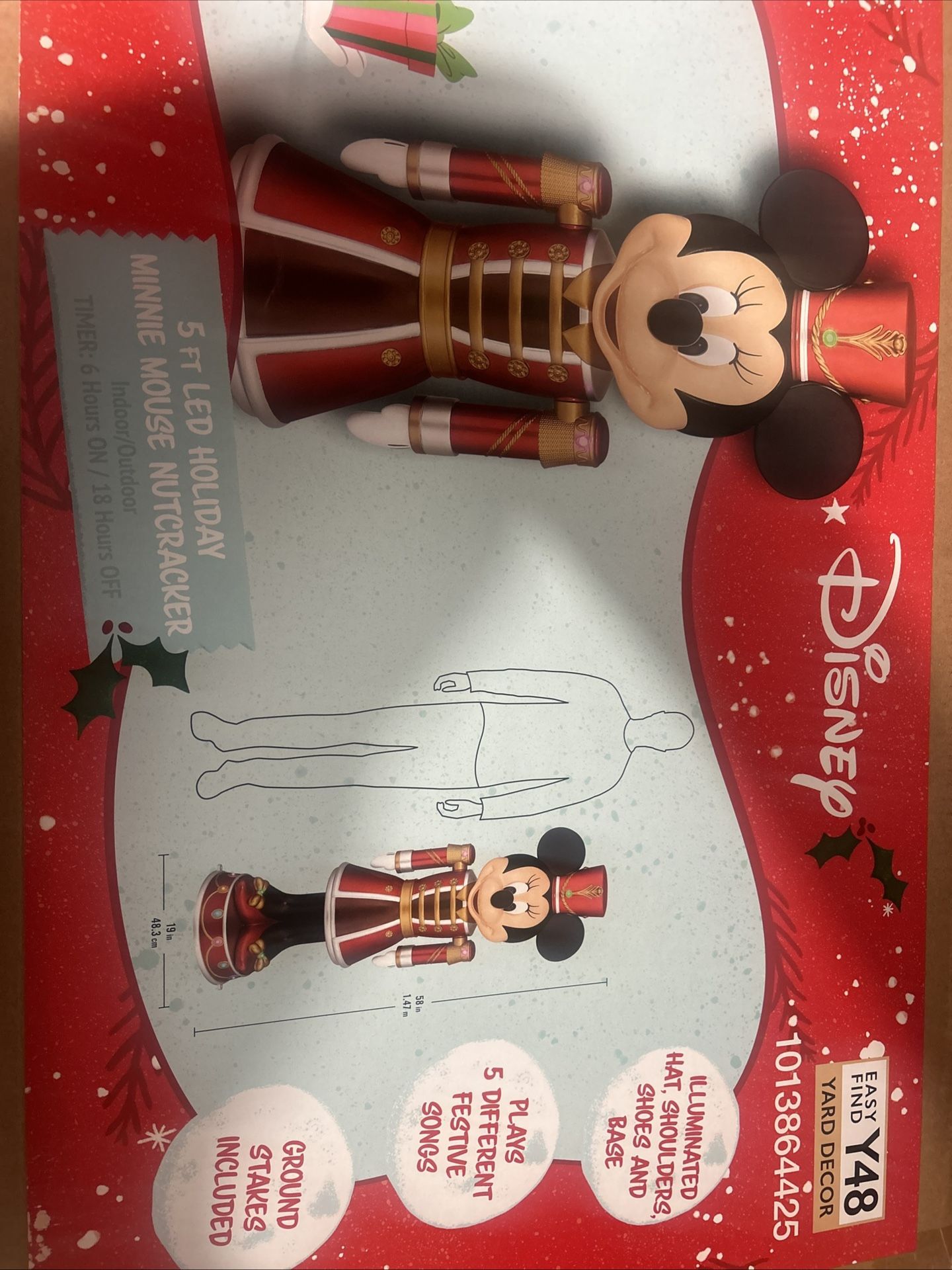 Christmas Minnie Mouse Nutcracker
