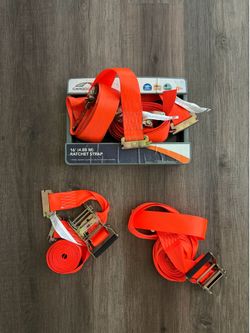 CARGOSMART 16ft Ratchet Track Straps