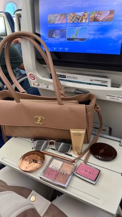 Chanel Tan Leather Shoulder Bag