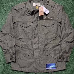 Polo Ralph Lauren Denim Supply Military Utility Jacket Small