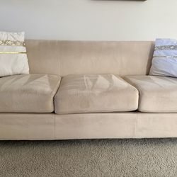 Used Shawn Beige Velvet 3 Pieces Living Room Set