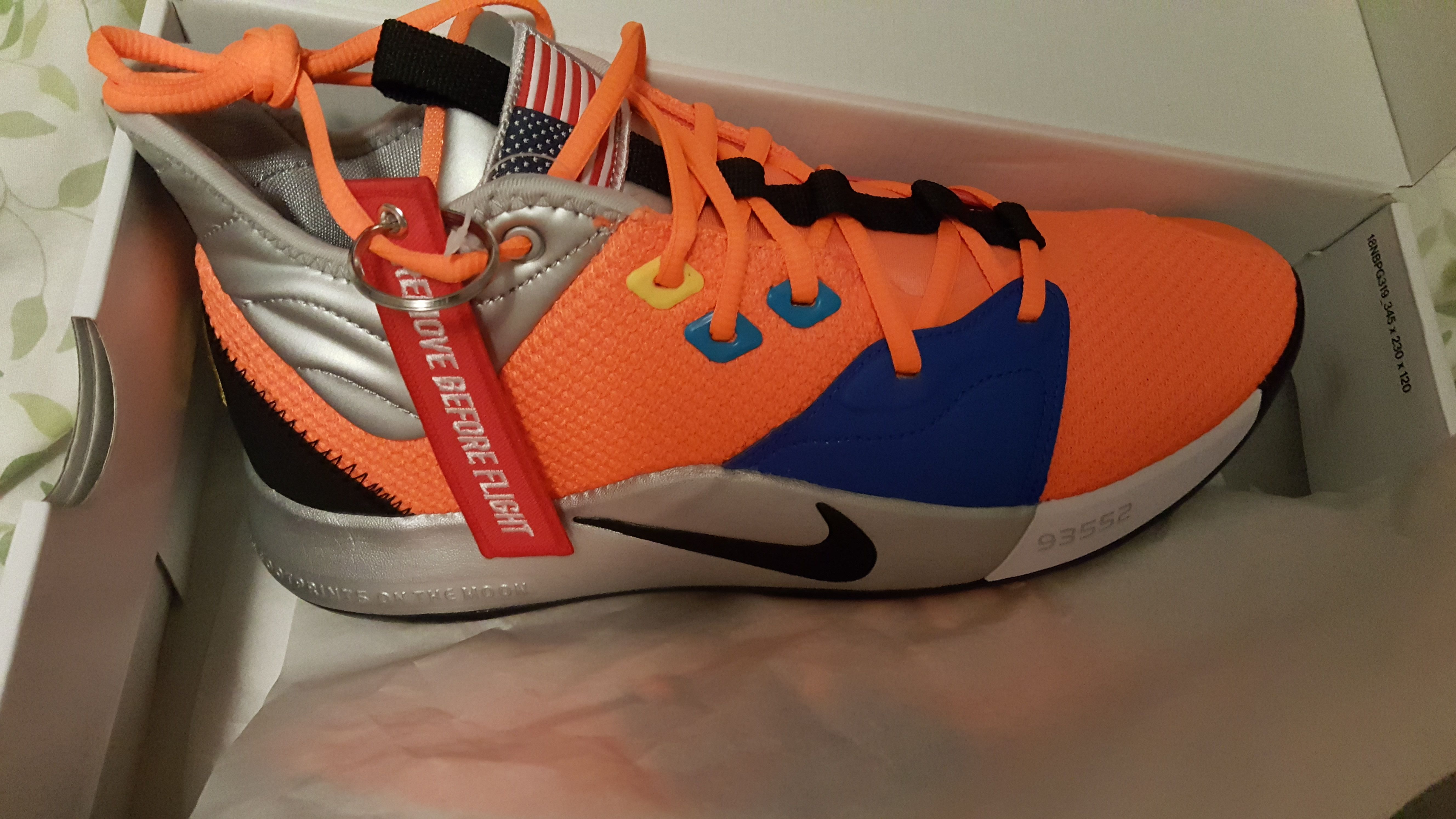 Nike PG3 NASA Paul George Men Size  next signature shoe for Sale in  Houston, TX - OfferUp