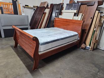 Queen bed and mattress