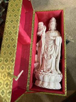 Vintage Porcelain Statue 