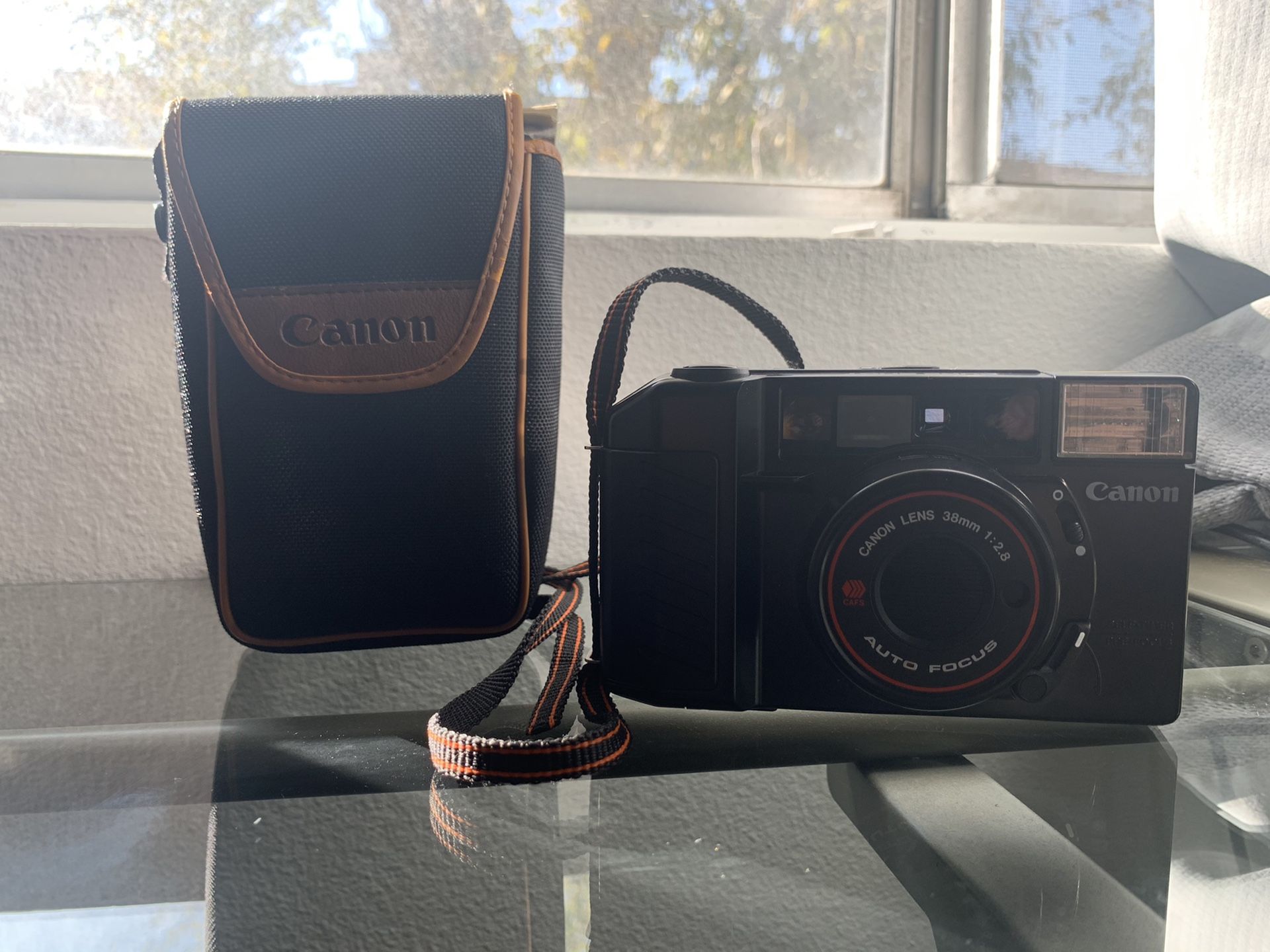 Canon AF35M ll Camera w/Case + Manual