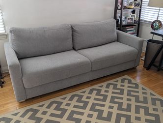 King Size Sleeper Sofa - Finnish Design - Light Grey - Like New