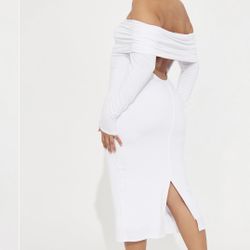 White Off The Shoulders Dress 