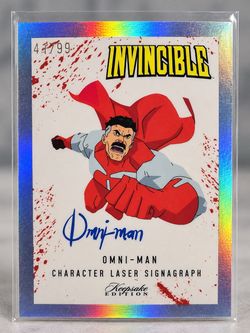Invincible Omni-Man Character Laser Signagraph Card