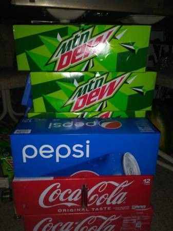 Pepsi, Sprite, Mountain Dew 12 Pks.