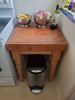 *PRICE REDUCTION* Butcher Block Table (3½" Thick)