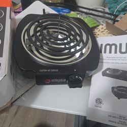 Electric Single Burner, Never Used.