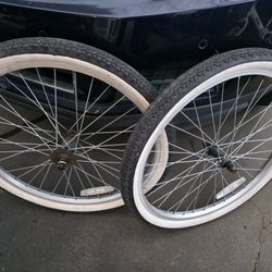 🔥🚲🔥24 One Speed Wheelset, Tires And Tubes Included 🔥🚲🔥