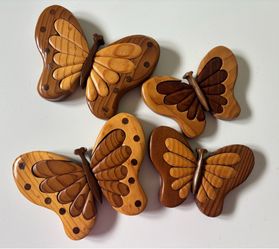 Beautiful Intarsia Butterflies
