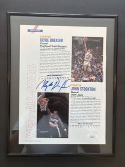 Clyde Drexler Autograph (Portland Trail Blazers)
