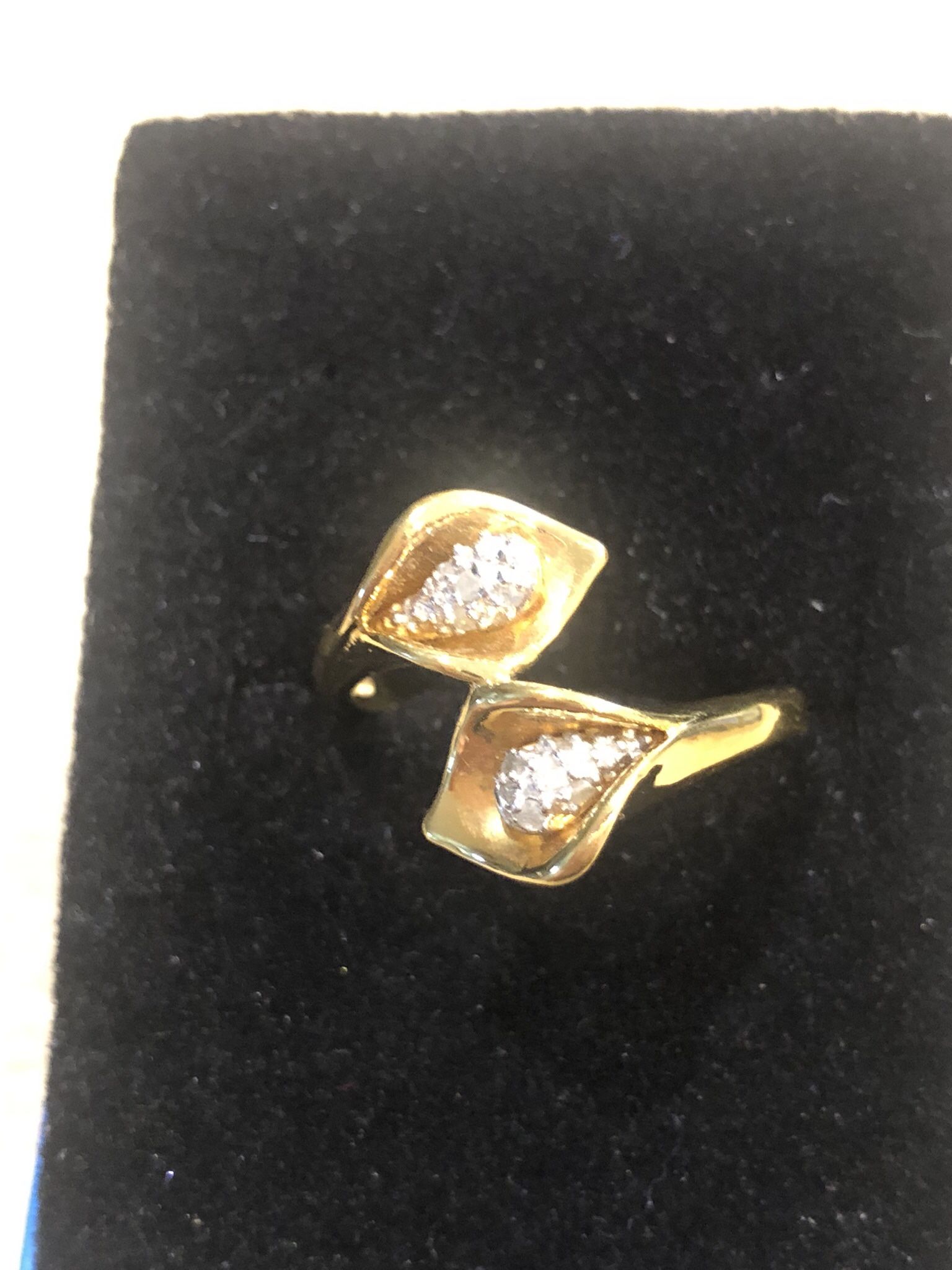 Lily With Diamonds Ring