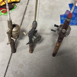 Old Fishing Rods And Reels