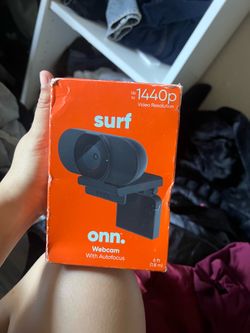 Onn. surf webcam with autofocus , gaming , streaming etc up to 1440p video resolution