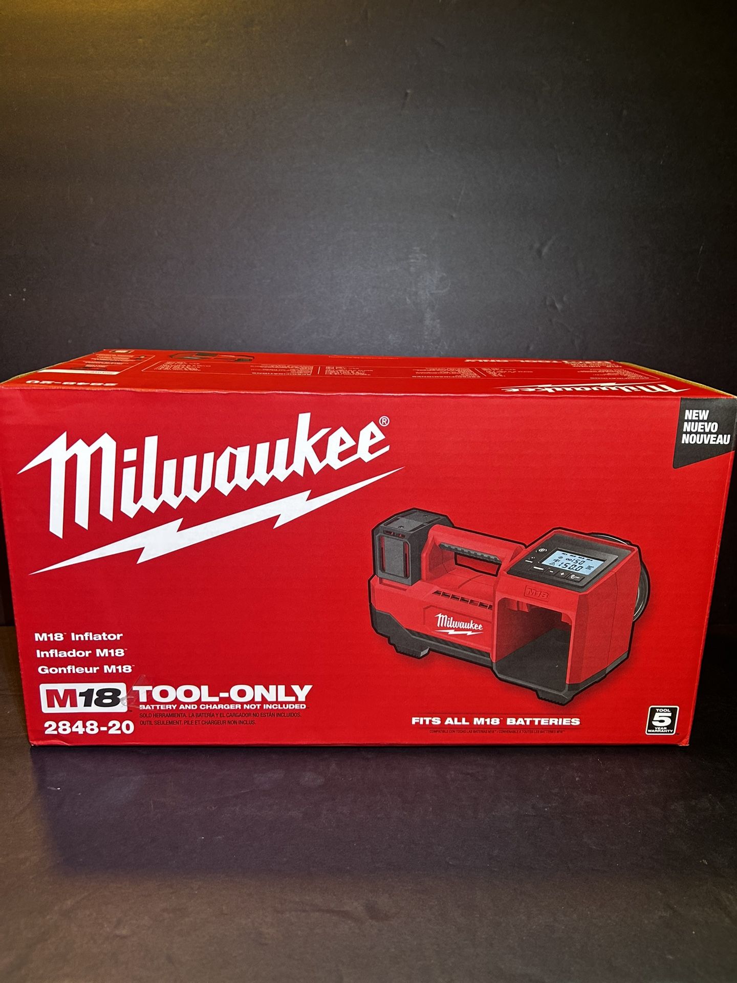 Milwaukee M18* Inflator Inflador