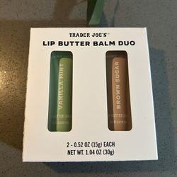 NEW Trader Joes 2 Lip Butter Balm Duo