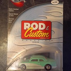 Vintage 1949 Ford Custom Club Coupe "Shoe Box", 2 Of 4 - Hot Wheels Diecast Collectible