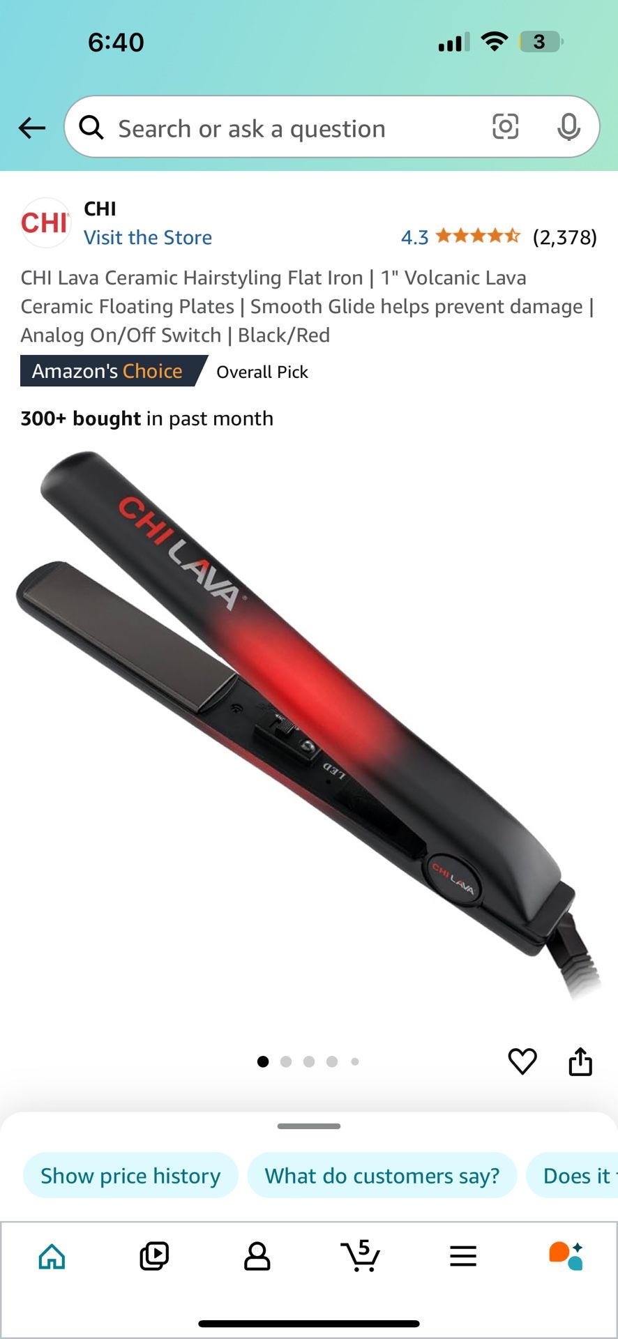 ChiLava straightner 