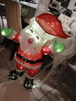 LED 4FT SANTA 23 FIRM PAID 99 LOOK MY POST ALOT ITEM