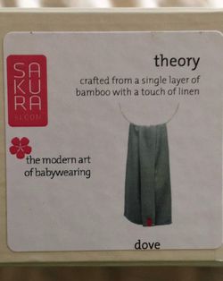 Sakura Bloom Ring Sling Linen & Bamboo
