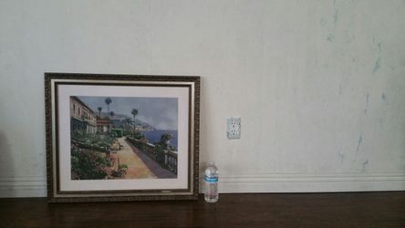 Fancy frame with picture