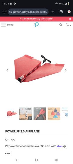 PowerUp 2.0 Electric Paper Airplane