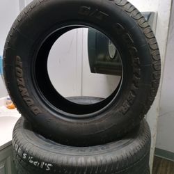 245/60/15 DUNLOP ABOUT 98% $240 (2) TIRES 